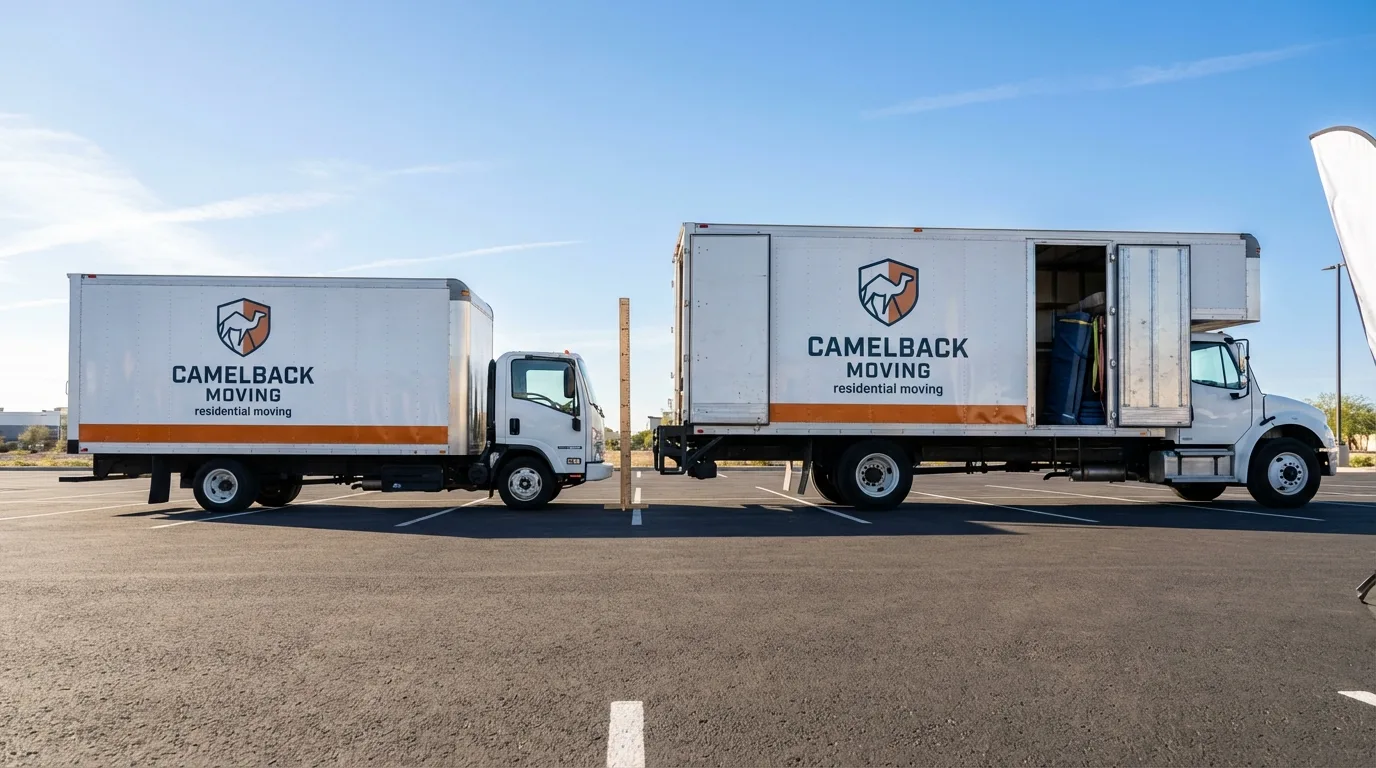 Moving truck size capacity guide in East Flat Rock